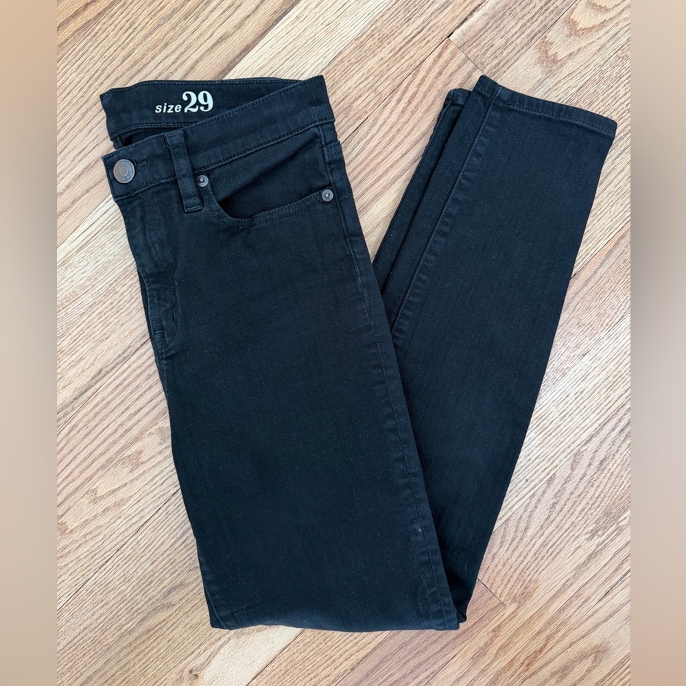 J. Crew Women's Black High Rise Skinny Jeans